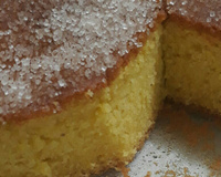 Bolo de fubá cozido de tia bel