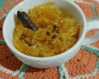 Doce de mamão verde ralado