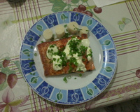 Salmão ao cream cheese