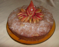 Bolo de maçã com canela
