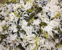 Arroz com brócolis