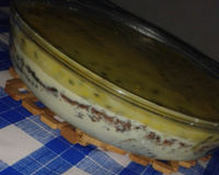 Pavê de bolo formigueiro com maracujá