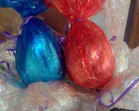 Ovos de páscoa estilo trufas de beijinho