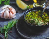Molho chimichurri para churrasco
