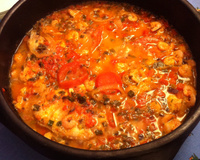 Moqueca capixaba e pirão