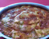 Lasanha de berinjela com peito de frango