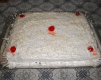 Bolo pão-de-ló com chantilly