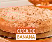 Bolo cuca de banana