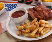 Costelinha barbecue de House of Cards