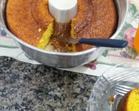 Bolo de milho e milharina