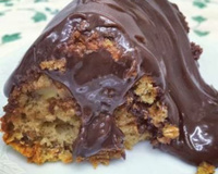 Bolo de banana de micro-ondas