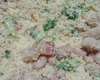 Farofa crocante com bacon