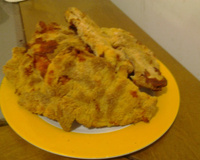 Filé de frango à milanesa sem fritura