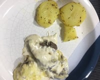Filé mignon ao molho de queijo