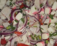 Delicioso ceviche de tilápia