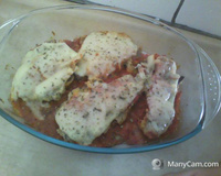 Filé à parmegiana ao forno