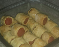 Enroladinho de salsicha