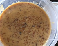 Arroz doce cremoso moreno