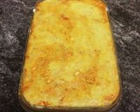 Escondidinho de frango com batata doce fit