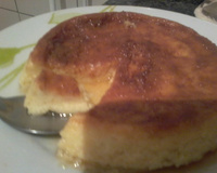 Pudim de leite em pó de microondas