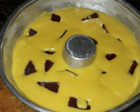 Bolo de fubá com goiabada