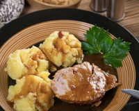 Lombo ao molho madeira