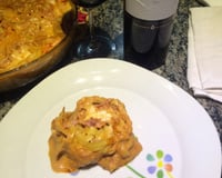 Ninho recheado ao forno