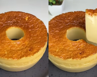 Bolo de leite macio e fofinho: é só bater tudo no liquidificador e levar ao forno