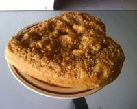 Bolo de amêndoas laminadas