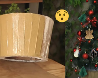 Saia rígida caseira para decorar a base da árvore de Natal reutilizando papelão é a melhor ideia que você vai ver hoje