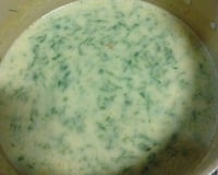 Sopa de agrião com batata