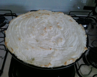 Creme de bananas com suspiro gratinado