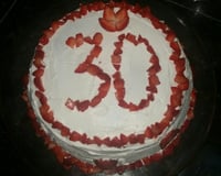 Massa de bolo de aniversário