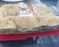 Arroz de forno com carne moída