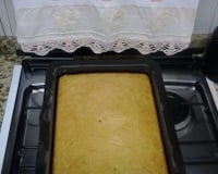 bolo de baunilha no liquidificador