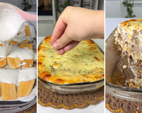 Fiz essa lasanha de costela com banana-da-terra no almoço de domingo e não sobrou nem migalha