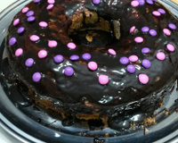 Bolo mesclado de liquidificador