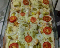 Pizza de pão francês
