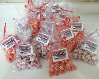 Pipoca doce colorida