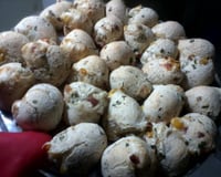 Pão de queijo recheado