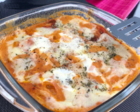 Macarrão ninho ao forno