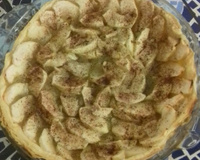 Torta de maçã com massa folhada