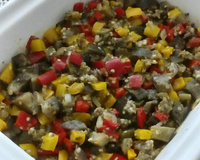 Antepasto de berinjela agridoce