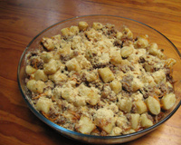 Nhoque fácil sabor de frango