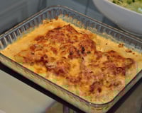 Assado de batata com creme de leite