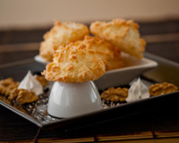 Biscoito de aveia e coco