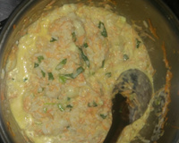 Risoto de champignon com arroz normal