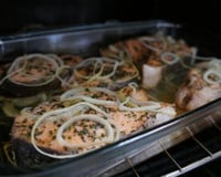 Postas de Atum ao forno