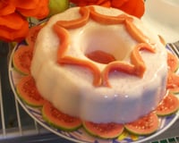 Pudim de geladeira sabor goiaba