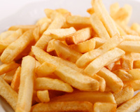 Não perco mais horas fritando batatas, eu as coloco no micro-ondas e elas ficam como as de um restaurante